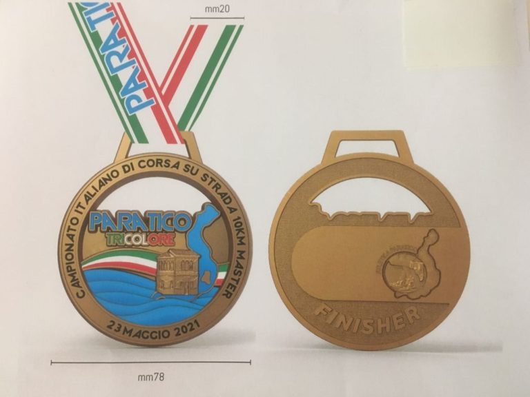 medaglia paratico tricolore 2021